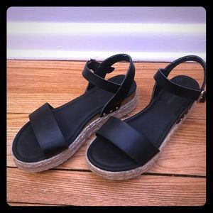 Black Espadrille Sandals